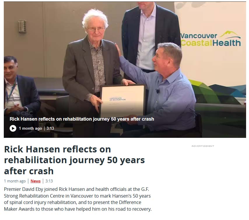 CBC News with Rick Hansen Foundation